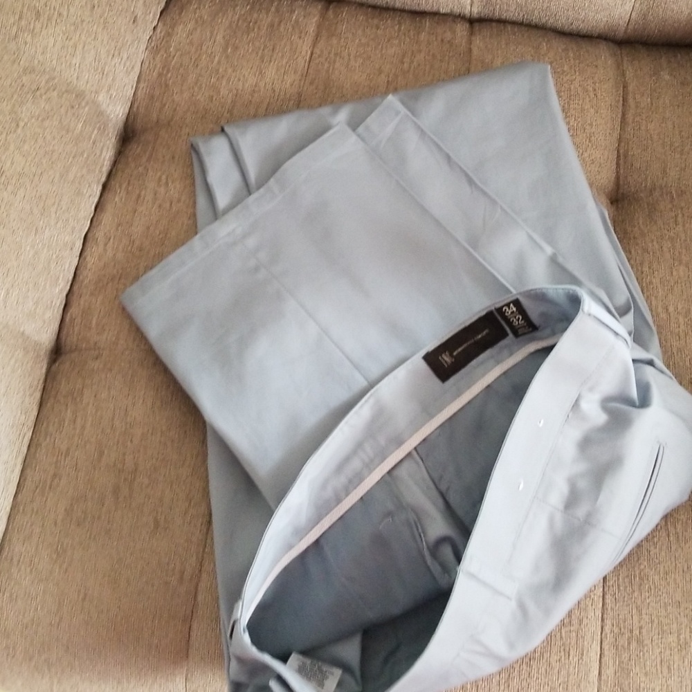 Stylish light grey men Chinos. Ink